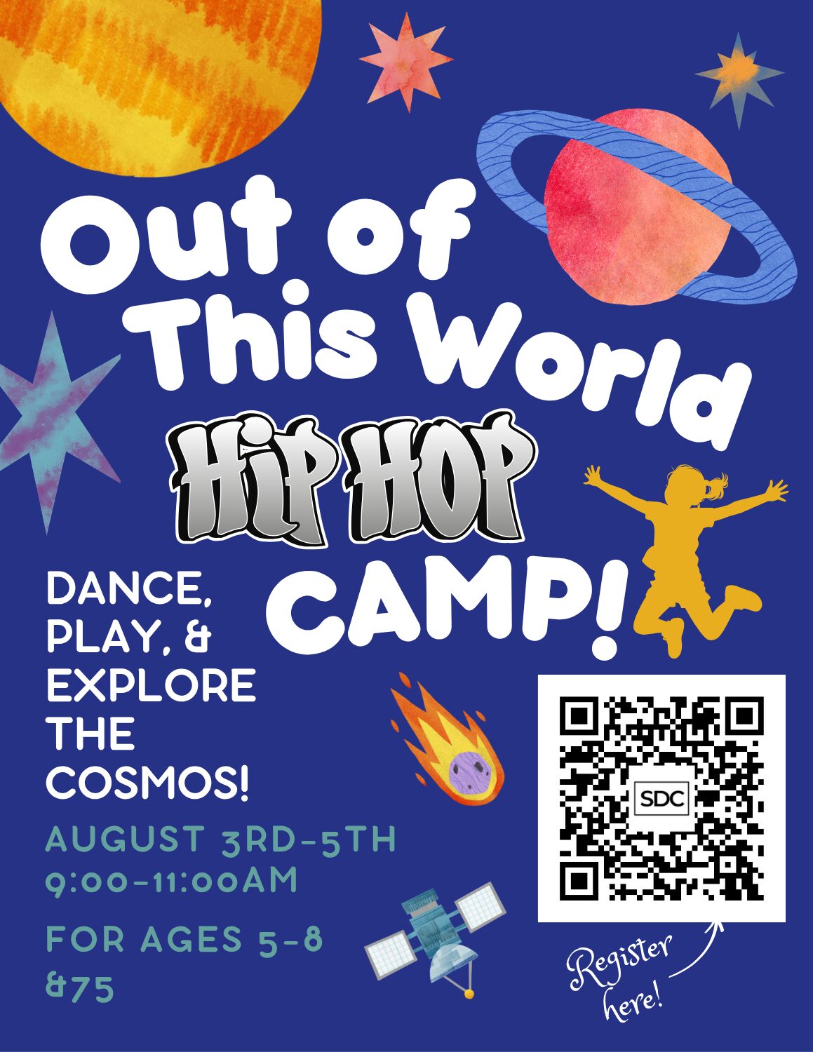 Out of This World Hip Hop Camp flyer